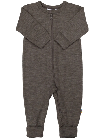 Joha Natdragt - Uld/Silke - Brown Melange i brun