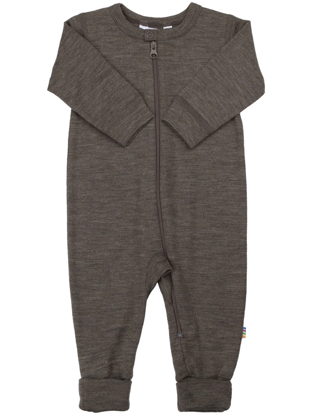 Joha Natdragt - Uld/Silke - Brown Melange i brun