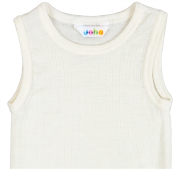 Joha Uld Body uden ærmer - Natur Hvid
