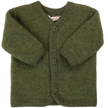 Joha Uld Cardigan - Mrk. oliven