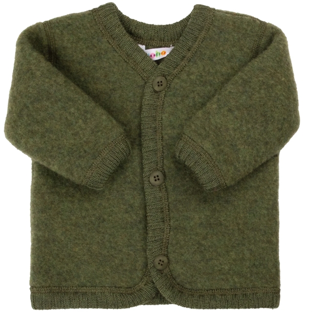 Joha Uld Cardigan - Mrk. oliven