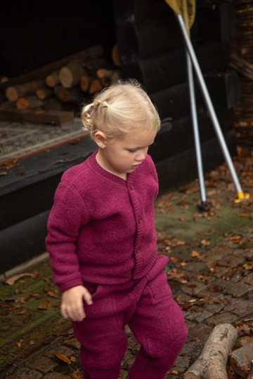 Joha Uld Cardigan - Wine Melange