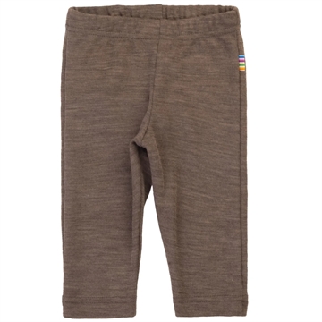 Joha Uld/Silke Leggings - Brun Melange