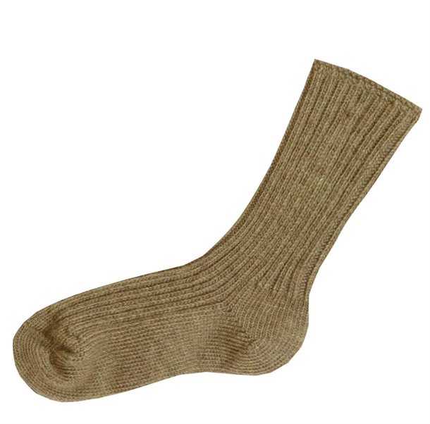 Joha Uldstrømper Sand Melange