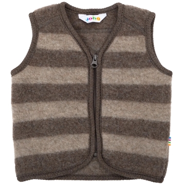 Joha Uld Vest - Brun
