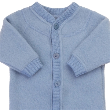 Joha Ulddragt Lyseblå med knapper