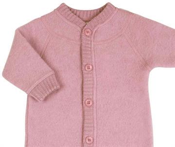 Joha Ulddragt Old Rose i støvet rosa med knapper