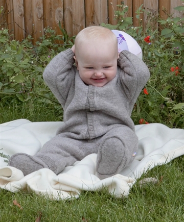 Joha Ulddragt Sesame Melange med knapper