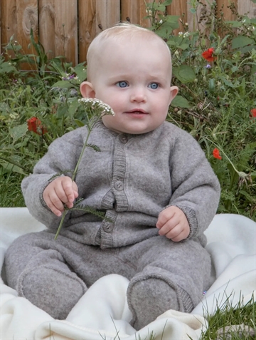 Joha Ulddragt Sesame Melange med knapper