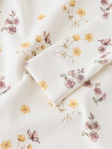 Lil Atelier Bluse - NMFGAVO EKO - Coconut Milk Flower Mix