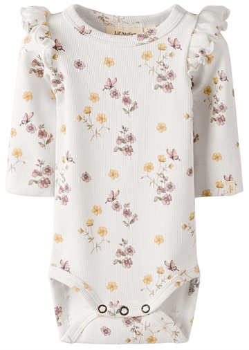 Lil Atelier Body - NBFGAVO EKO - Coconut Milk Flower Mix med blomsterprint