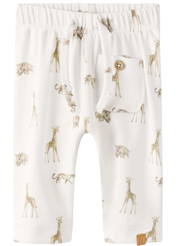 Lil Atelier Bukser - Gayo Elo Coconut Milk - Animals African