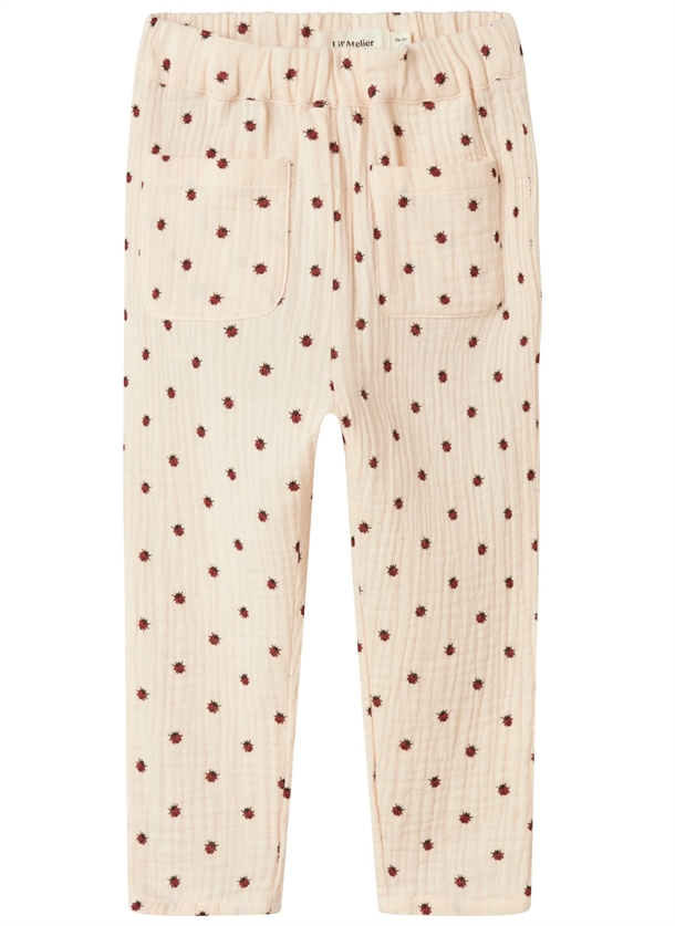 Lil Atelier Bukser Mariehøner Nmflilia Silver Peony