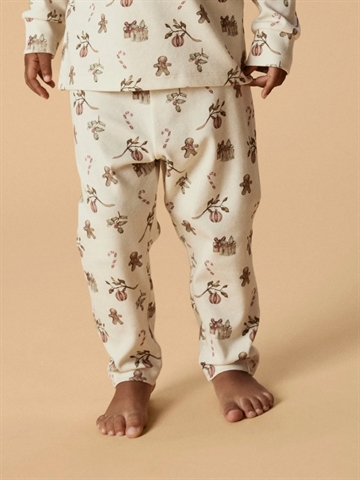 Lil Atelier Julenattøj - nmnLayo - Turtledove Christmas AOP