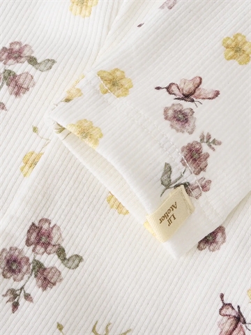 Lil Atelier Leggings - NMFGAVO EFI - Coconut Milk Flower Mix