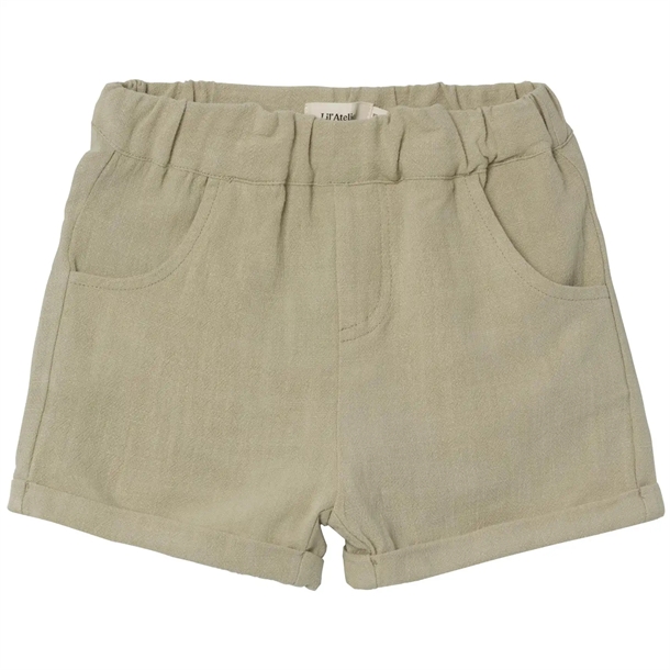 #2 - Lil Atelier Shorts Dolie Moss Gray