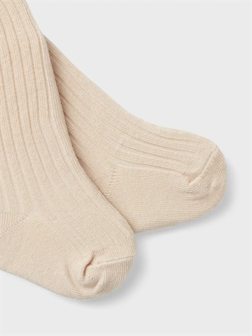 Lil Atelier Strømpebukser Nbnilso Gray Morn - Baby - i beige