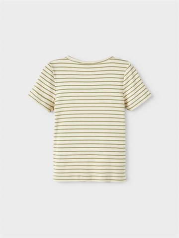 Lil\' Atelier T-shirt Gago SS Sage med grønne striber