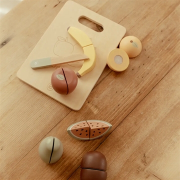 Little Dutch Legemad - Træ - Skærebræt med frugt