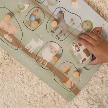 Little Dutch Puslespil med lyd - Little Farm
