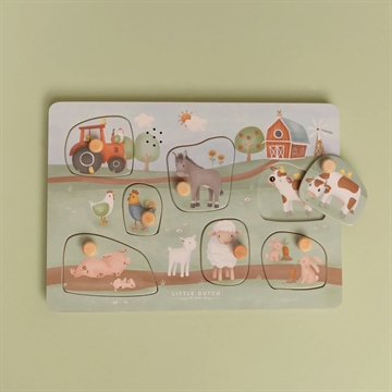 Little Dutch Puslespil med lyd - Little Farm