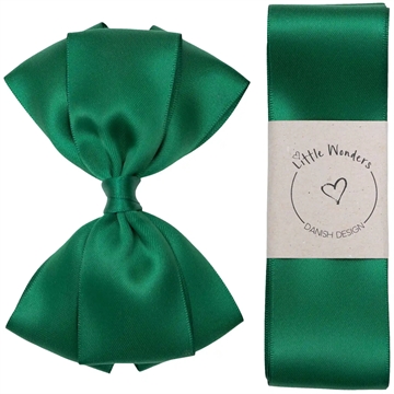 Little Wonders Dåbsbånd August Silke Satin Skov Grøn