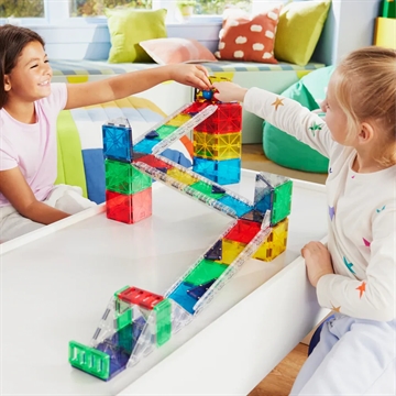 MAGNA-TILES Kuglebane - Deluxe Rail Racer - 90 dele
