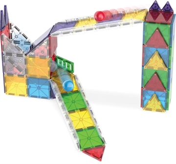 MAGNA-TILES Kuglebane - Deluxe Rail Racer - 90 dele