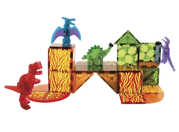 Magna-Tiles - Dino World - 40 stk. - magnet legetøj