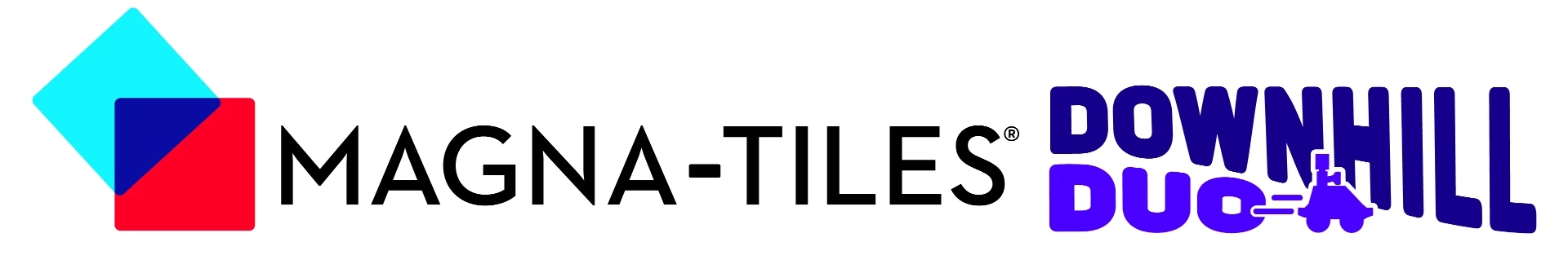 Magna-Tiles Downhill Duo - magnet racerbaner med biler