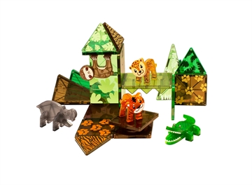 Magna-Tiles - Jungle Dyr - 25 stk. - magnetisk legetøj