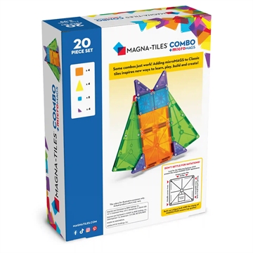 Magna-Tiles - MicroMAGS Kombi - 20 stk.