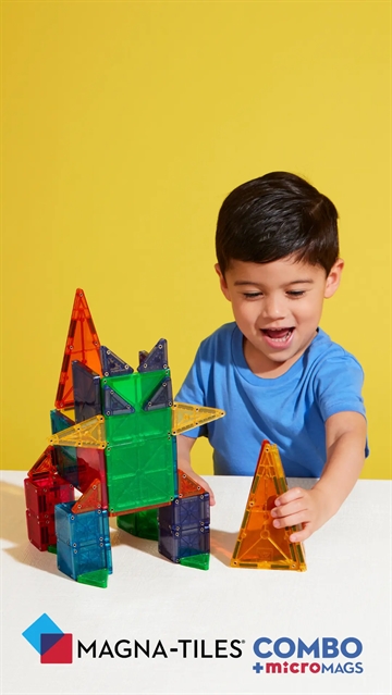 Magna-Tiles - MicroMAGS Kombi - 46 stk.