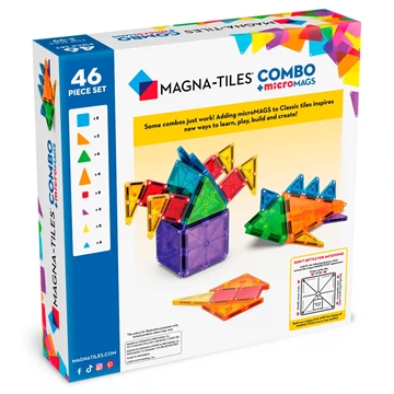 Magna-Tiles - MicroMAGS Kombi - 46 stk.