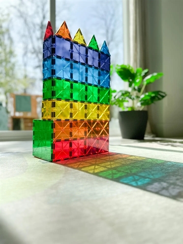 Magna-Tiles - Transparent - 100 stk. - magnet legetøj