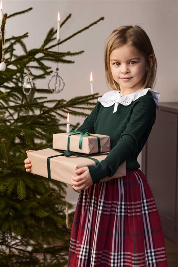 MarMar Nederdel Sus Long Classic Check med tern - juletøj fra MarMar