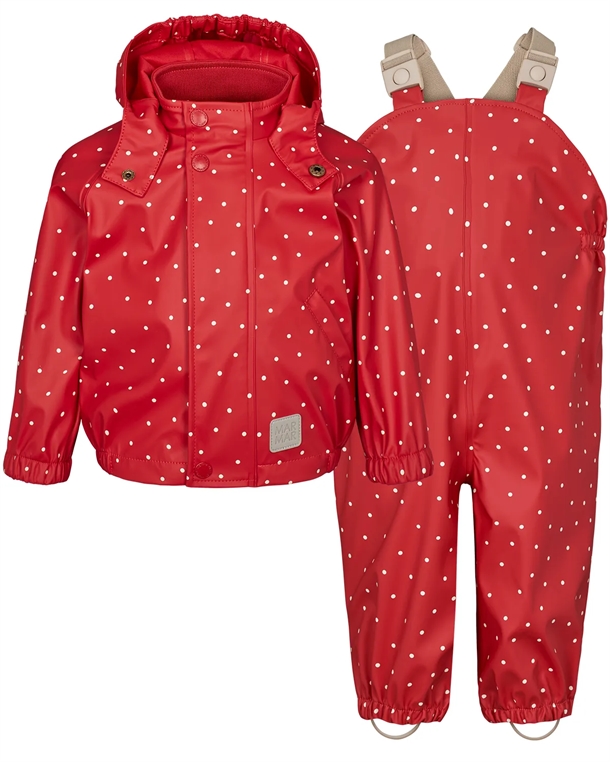 MarMar Copenhagen Oddy Regntøj - Red Dew Dot