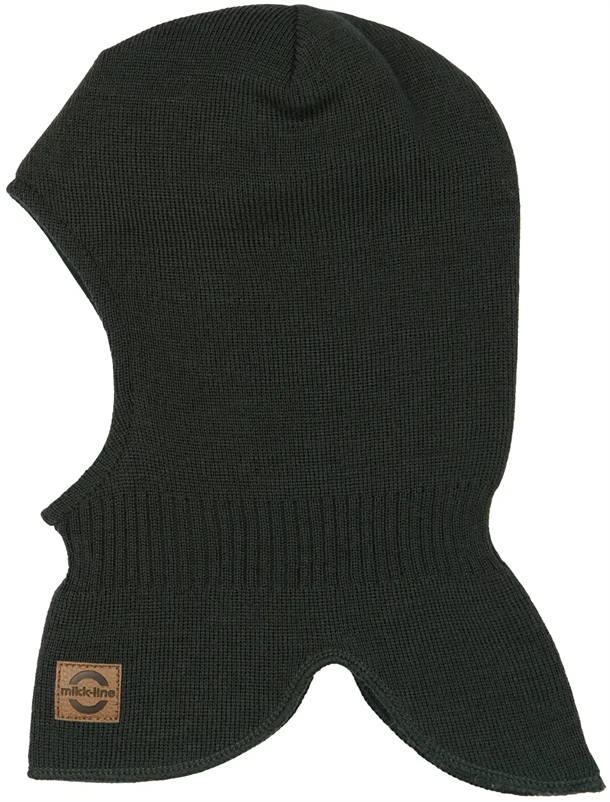 Mikk-Line Elefanthue - Uld - Darkest Sprouse i mørkegrøn