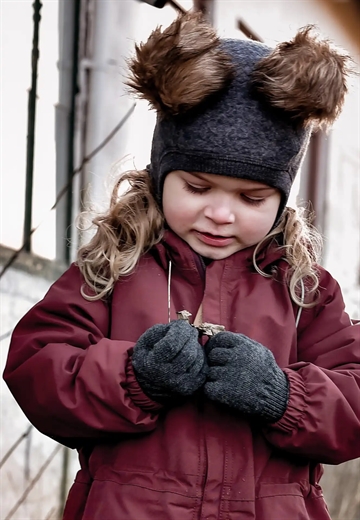 Mikk-Line Handsker - Fingervanter 3-pak - Black/Antrazite/Black