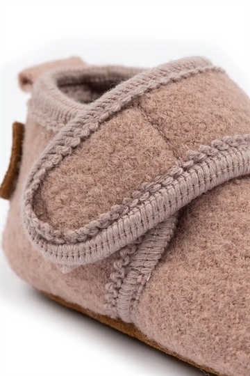 Mikk-Line Hjemmesko - Prewalker Uld - Adobe Rose