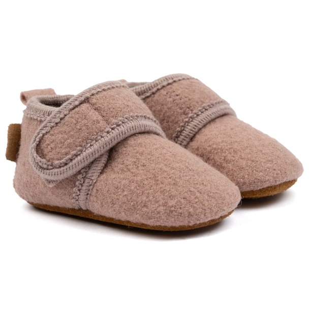 Mikk-Line Hjemmesko - Prewalker Uld - Adobe Rose