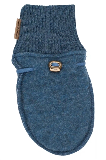 Mikk-Line Luffer - Uld - Blue Melange - i blå