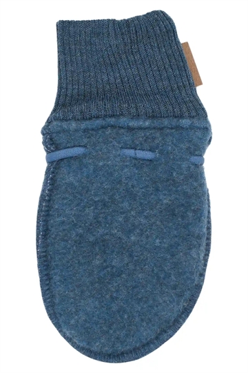 Mikk-Line Luffer - Uld - Blue Melange - i blå