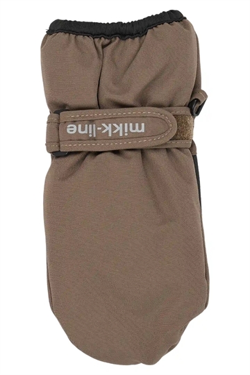 Mikk-Line Luffer med tommelfinger & velcro - Vandtætte - Chocolate Chip