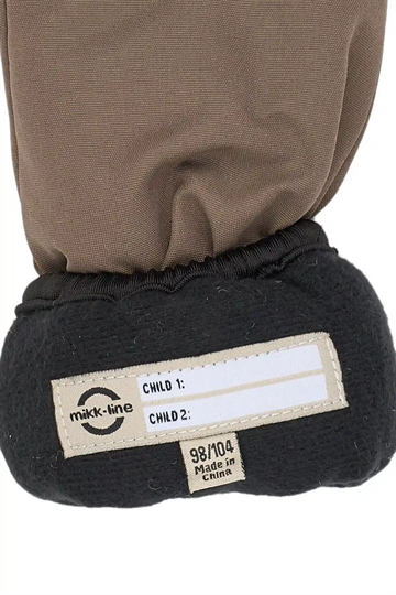 Mikk-Line Luffer med tommelfinger & velcro - Vandtætte - Chocolate Chip