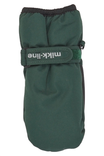 Mikk-Line Luffer med tommelfinger & velcro - Vandtætte - Darkest Sprouse i grøn