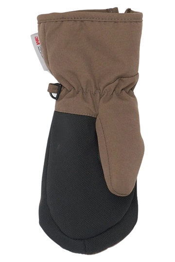 Mikk-Line Luffer med tommelfinger & lynlås - Vandtætte - Chocolate Chip - i brun