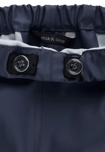 Mikk-Line Regntøj Blue Nights m. seler - genanvendt PU - i mørkeblå