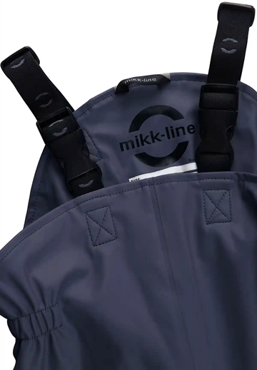Mikk-Line Regntøj Blue Nights m. seler - genanvendt PU - i mørkeblå