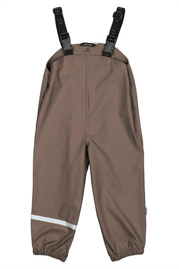 Mikk-Line Regntøj - med seler - Chocolate Chip i brun